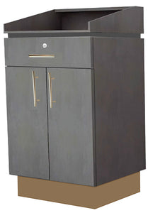 PS Exclusive Classic Concierge Desk with Metal Toe-Kick