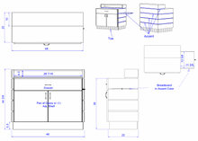 PS Exclusive Stria 48" Concierge Desk w/Extendable ADA* Client Ledge