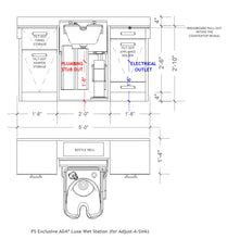 PS Exclusive ADA* Luxe Wet Station (for Adjust-A-Sink)