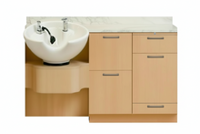 PS Exclusive ADA* 56" Classic Low Wet Station - Left Set Bowl