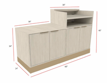 *COMING SOON!* PS Exclusive Blox 60" Concierge Desk w/LED Light & ADA Counter