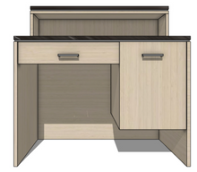 PS Exclusive Classic 48" Seated Reception Desk