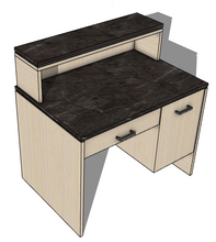 PS Exclusive Classic 48" Seated Reception Desk