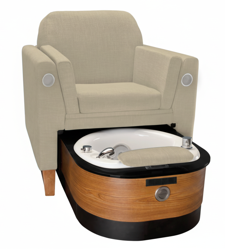 Ps Rear Retract PS Custom Contemporary Retractable Pedicure Chair (always ducted) – PS ...