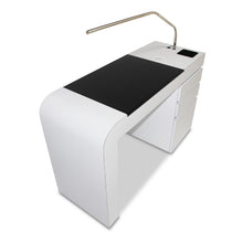 PS Custom DUCTED Curved Manicure Table