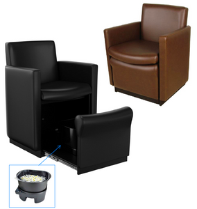 **BEST SELLER** PS Exclusive Modern PlumbLESS Tuck-Away Pedicure Chair