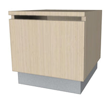 PS Exclusive Classic 24" End Table w/Storage & Metal Toe-Kick