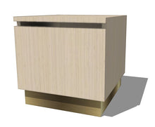 PS Exclusive Classic 24" End Table w/Storage & Metal Toe-Kick