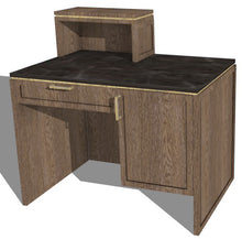 PS Exclusive Classic ADA* 54" Reception Desk w/Partial Privacy Panel