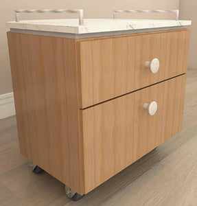PS Kate Curved Pedi Assistant Cart