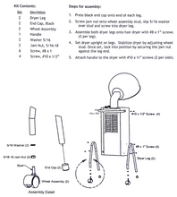 PS Essentials Wheel & Handle Kit (for Dryer Boxes)