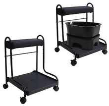 PS Essentials Portable Pedi Cart w/Footrest for Portable Foot Spa