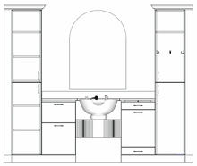 PS Exclusive All-in-One Crowned Wet Station w/Towers