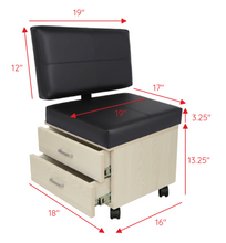 PS Exclusive Arta Pedicure Tech Stool w/Storage