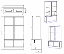 PS Exclusive Classic 48" Double Retail Display