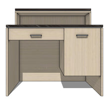 PS Exclusive Classic 48" Seated Reception Desk