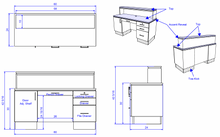 PS Exclusive Classic 60" Reception Desk