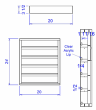 PS Exclusive Wall-Mounted Polish Rack (MD)