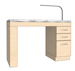 PS Exclusive ADA* Classic DUCTED 48" Manicure Table 2025