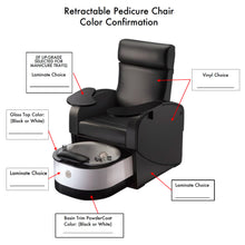 **BEST SELLER** PS Custom Retractable Pedicure Chair