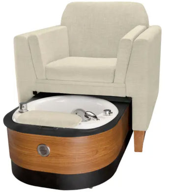 PS Custom Contemporary DUCTED Retractable Pedicure Chair