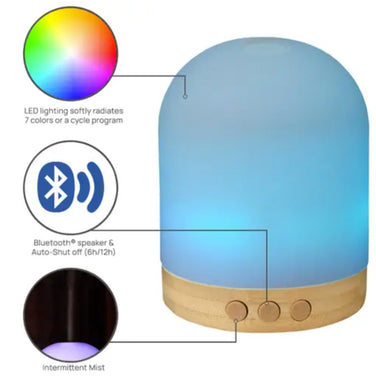 Aromatherapy Diffuser with Bluetooth Speaker