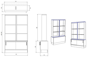 PS Exclusive Classic 48" Double Retail Display