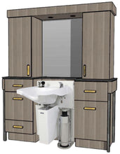 PS Exclusive Tall Luxe Wet Station (w/mirror + lighting) - For Adjust-a-Sink