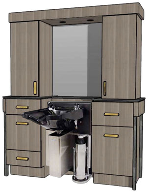 PS Exclusive Tall Luxe Standard Wet Station (for Adjust-a-Sink)
