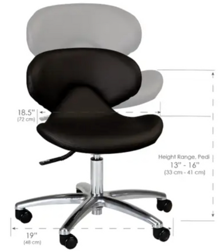 PS Custom Standard Pedicure Tech Stool