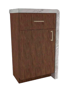 PS Exclusive Waterfall 24" Concierge Desk