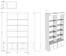 PS Exclusive Modern Edge Double 48" Display Unit