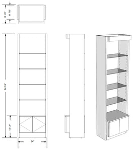 PS Exclusive Modern Edge 24" Display Unit