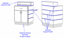 **NEW** PS Exclusive Stria 30" Concierge Desk w/Extendable ADA* Client Ledge