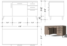 PS Exclusive Classic Low 56" Reception Desk 2026