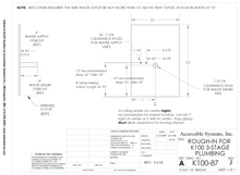 PS Essentials Hydrualic-Lift K100 Adjust-A-Sink