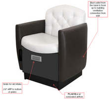 *NEW!* PS Exclusive Tufted Guest Chair w/Integrated Ventilation (for mobile pedicure) 2026