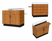 PS Exclusive Stria 48" Concierge Desk w/Extendable ADA* Client Ledge