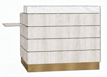 PS Exclusive Stria 48" Concierge Desk w/Extendable ADA* Client Ledge