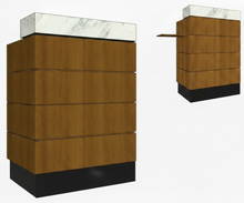 PS Exclusive Stria 30" Concierge Desk w/Extendable ADA* Client Ledge