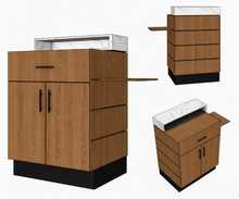 PS Exclusive Stria 30" Concierge Desk w/Extendable ADA* Client Ledge