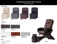 PS Custom Vantage (DUCTED) Plumbed Pedicure Chair 2026