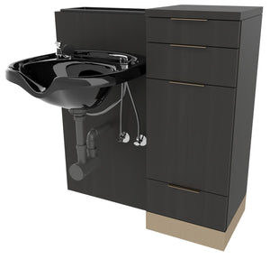 PS Essentials Nico Petite Wet Station w/Metal Toe-Kick
