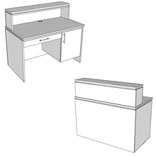 PS Classic 48" Seated Reception Desk