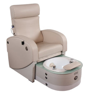 Retractable Pedicure Chair w/Ducting & Massage
