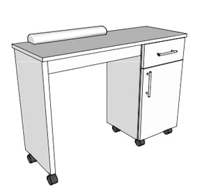 PS Classic 42" Manicure Table